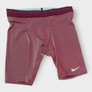 Nike Pro Elite Red Track & Field 1/2 Tights MADE IN USA Mens size XXL AO8152-611